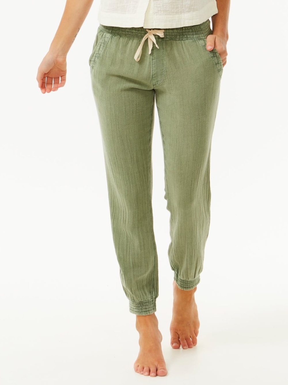 Rip Curl Surf Pants in Green | Women's Size M